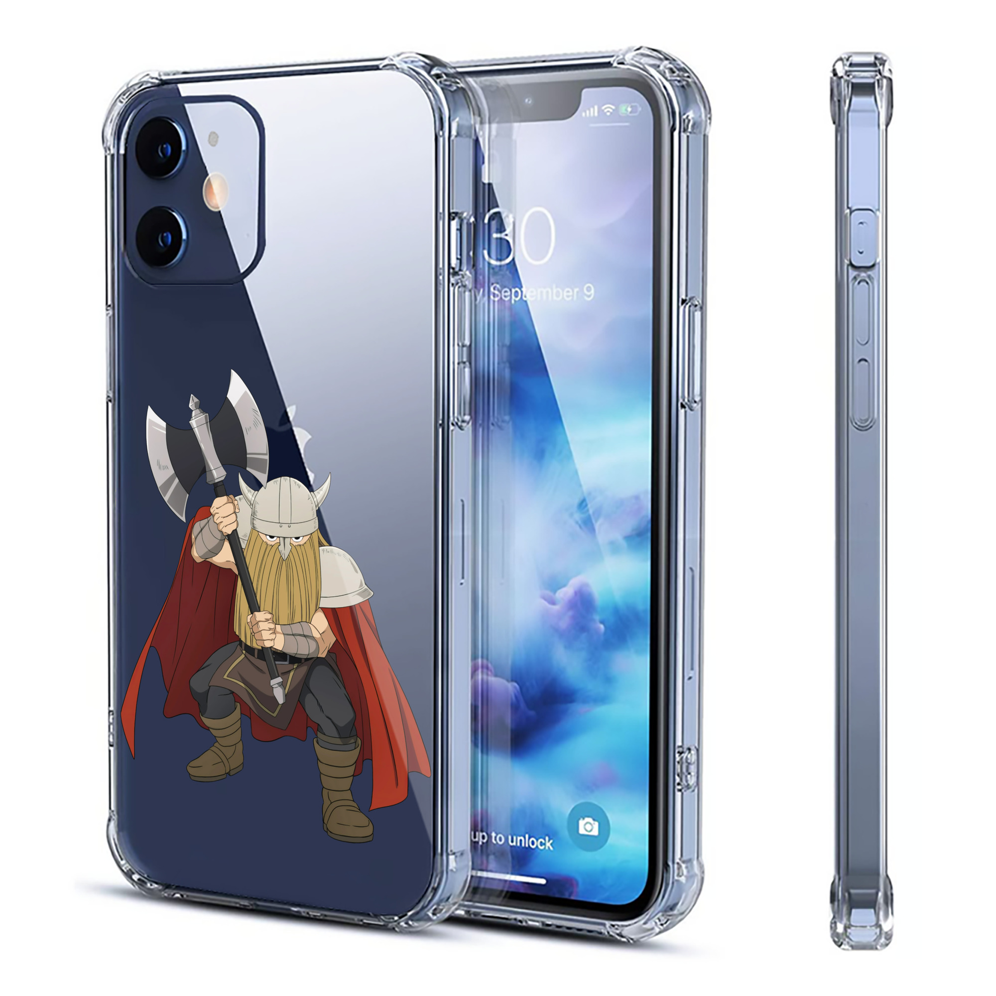 （画像用） 葬送のフリーレン Frieren 【iPhone 12シリーズ対応】透明スマホケース（クリアソフトケース）